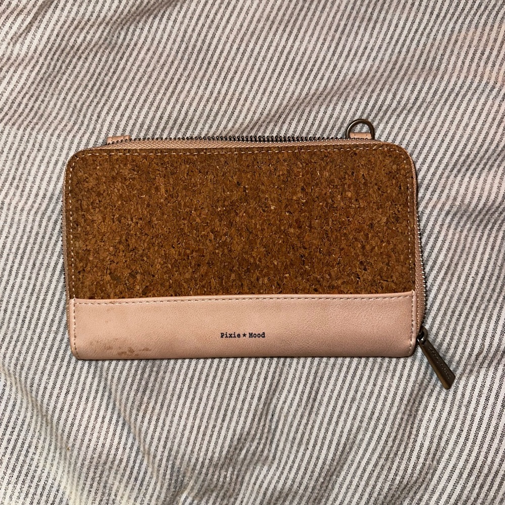 Pixie Mood **VEGAN** leather and cork wallet